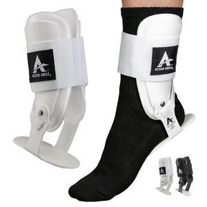 Cramer Active Ankle T2 발목 보호대, 미디엄, 화이트, 남성용 250-270mm 및 여성용 단단한 지지대, 250-290mm(미국 사이즈 8-11) 신발 사이즈, , 배구 치어를 위한 조절 가능한 브레이스, 경량 EVA 패딩, 왼쪽