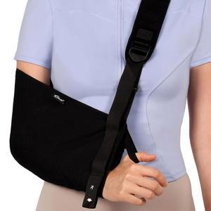HKJD 어깨, 손목, 팔꿈치 부상을 위한 팔 슬링, 통기성 및 조절 가능한 어깨 이모빌라이저 엄지 루프가 있는 남성 여성용, 회전근 커프 찢어짐 지원, 왼쪽 또는 오른쪽