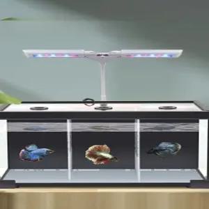 칸막이 격리 어항 열대어 분할 조명 수조 마리모 구피