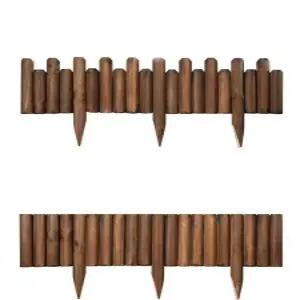 자연 소재 화단 발코니 펜스 텃밭 나무 울타리 정원