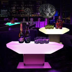 LED 테이블 호텔테라스 바테이블 야외 인테리어 d 8855 라운지 조명 루프탑 발광