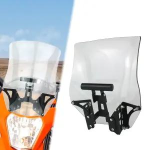 호환  KTM 690 Enduro R 2019-2023 690 SMC SMC R 윈드 스크린 라이저 조정 앞 유리 브래킷 및 GPS 네비게