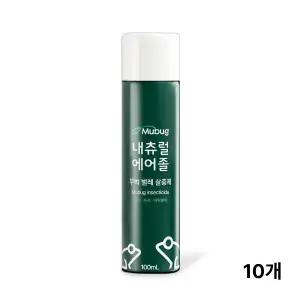무벅 내츄럴에어졸 100mL 10개 모기 모기기피제 살충제 모기벌레