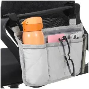 클래식 씰리 휠체어 사이드백 파우치 폰지 소재 액세서리 대부분의 크기와 스타일의 휠체어용 운송용 의자