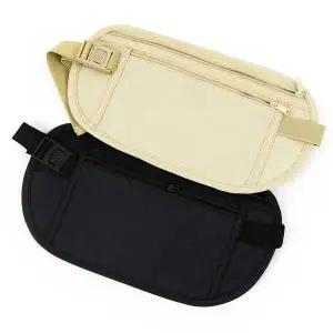 슬림 HHF234D3 복대 가방 베이지 허리쌕 지갑 방지 힙백