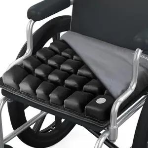 자동차 사무실 및 휠체어용 ANMSVI 팽창식 시트 쿠션 조절 가능한 견고함 허리 꼬리뼈를 위한 인체공학적