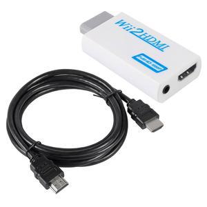 Aokin Wii to HDMI 컨버터, 어댑터 1080P 720P 출력 비디오, 3.5mm 오디오 잭, Connect HDTV, 모니터에 적합 - 모든 디스플레이 모드 지원, 1.5m /4.9피트 케이블 포함