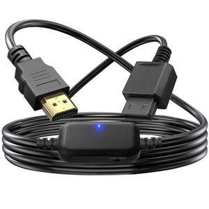 Wii 컴포넌트 케이블, HDMI 어댑터, 트루 1080P Wii2HDMI 컨버터, 닌텐도 / WiiU 콘솔과 호환되는 모든 디스플레이 모드 지원, YPbPr 신호 출력, 2M 6.5FT