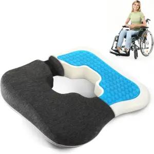 욕창 예방을 위한 젤 휠체어 쿠션 엉덩이를 침대 패드 - 장시간 앉아 있을 때 및 임산부 노인의 좌골 허리