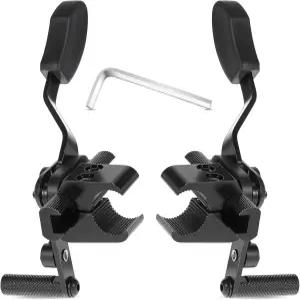 헤비 듀티 휠체어 브레이크 휠 자물쇠장치 구동 부품 운송 의자 1인치 튜브용 범용 교체 사이드 마운트