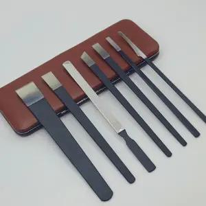 패디큐어 패디나이프 7종 고급케이스 전문가용 발톱깎이 발각질제거 발