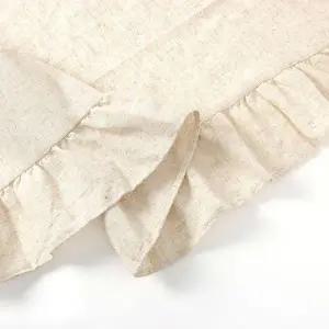 테이블커버 식탁보 140x140cm 린넨 테이블보