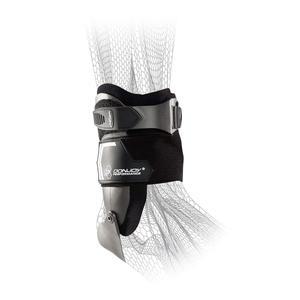 DonJoy Performance BIONIC 스터럽 발목 보호대, 최대 내측 /측면 지지대, 로우 프로파일 리지드 브레이스, 조절 가능, 배구, 농구, 축구, 야구, 라크로스용 고정