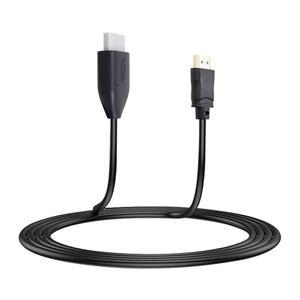 HDSUNWSTD Wii to HDMI 컨버터 케이블 어댑터, 블루 표시기, Ypbpr /컴포넌트 이미지 및 바이패스 (AV 비디오 품질보다 우수), TV /모니터용 HDTV 코드 (1.5m /4.92피트)