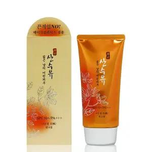 산수유 고은결 진 선크림 70g /SPF50+/베이스겸용/ 한방화장품 메베겸