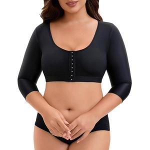 상완 압박 슬리브 여성용 후 슬리밍 팔 의류 전면 클로저