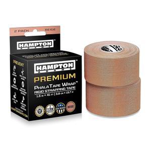 Hampton Adams | Shark Tank에서 본 것과 같음 물집 방지 테이프 (2팩) 12.5m(40피트) 배낭여행, 러닝, 하이킹, 트레일 클라이밍 운동 선수 및 활동적인 라이프 스타일을 위한 강력한 접착 스트랩