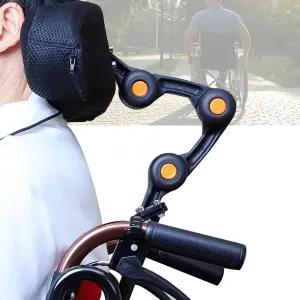 휠체어 헤드레스트 - 노인용 액세서리를 위한 조절 가능한 목 지지대 헤드 포지셔닝 베개 등받이