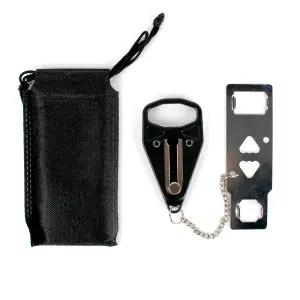 1인가구 여성 안심 여행용 호텔 휴대용 현관문 보조 잠금장치 안전고리 방범용