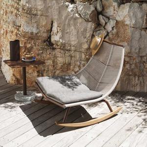 라탄 흔들 의자 수유 리클라이너 스윙 1인 체어