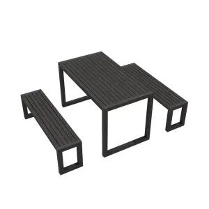 야외 테이블세트 카페 의자 사각 테라스 정원 테이블