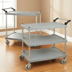 플라스틱써빙카트 3단 식당서빙 주방운반 써빙카 웨건