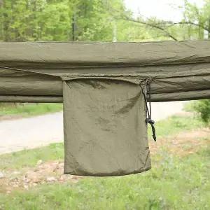 카키 야외 캠핑 해먹 해먹침대 세트 플라잉 초경량