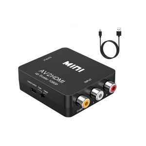 ABLEWE RCA to HDMI, AV HDMI 컨버터, 1080P 미니 컴포지트 CVBS 비디오 오디오 컨버터 어댑터 TV /PC / PS3 STB /Xbox VHS /VCR /블루레이 DVD 플레이어용 PAL /NTSC를 지원합니다