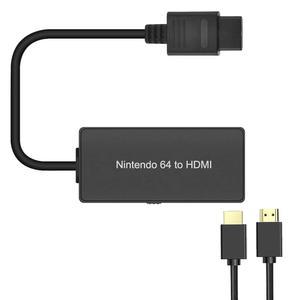 Azduou N64 to HDMI 컨버터는 게임 콘솔 비디오 신호를 신호로 변환, 콘솔을 HDTV 어댑터 /컨버터에 쉽게 연결할 수 있습니다(N64, SNES, SFC, NGC 지원)