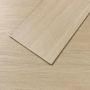 VEELIKE 경비닐 판자 바닥재 자체 접착 필 앤 스틱 바닥 타일 방수 라미네이트 16팩 24제곱피트 나무 비닐