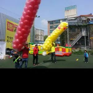 풍선대통령 게임용비닐(폭90 총길이 6m 두께 0.1mm) 국내제작