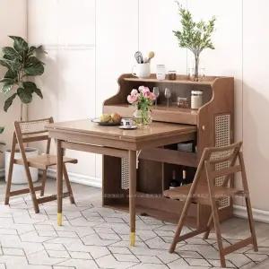 원룸 접이식 식탁 확장 폴딩 탁자 공간활용