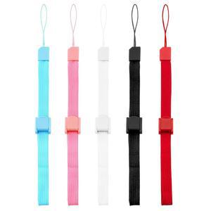 Quacc 조절 가능한 손목 스트랩 5개, 다목적 밴드, 휴대폰 스트랩, 강력한 교체 닌텐도 Wii 리모컨과 호환 (다양한 색상)