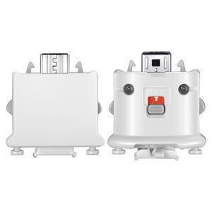 NC Motion Plus Wii 어댑터-센서 가속기 및 닌텐도 리모컨 호환 (화이트 2개 /세트)