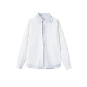 슬램덩크 캐주얼 남사친 페이크 맨투맨 터틀넥 가을옷 배색 카디건 HO3