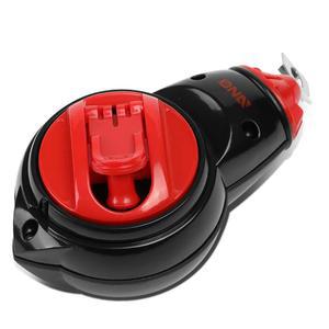 내구성이 뛰어난 케이스의 DNA 모터링 셀프 초크 코튼 코드 - 100피트. 플럼 밥 라인 릴, 스냅 클로저, TOULS-00093