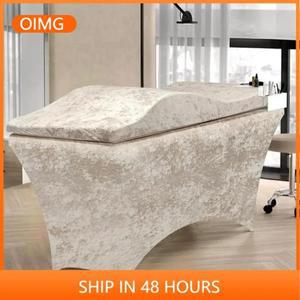 래쉬 침대 폼 토퍼, 마사지 테이블 고밀도 매트리스 미용실용 인체공학적 곡선 쿠션