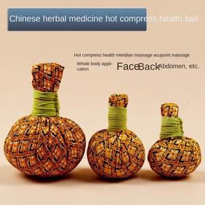중국어 허브 건강 공 향기로운 태국 의학 아이 잔디 따뜻한 로스트 패키지 눈과 얼굴 벨벳 뜨거운 마사지