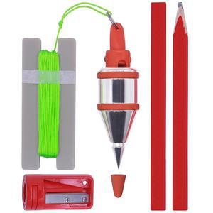 HCCMLove 플럼 밥 - 16피트(5m) 스트링, 연필깎이, 연필깎이 2개, 라인 릴이 사용된 8온스(227g) 라이트, 스트링 레벨을 늘리고 도어 밥을 빠르게 안정화할 수 있습니다