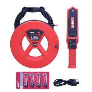 UNI-T 벽 파이프 막힘 감지기 35미터 스캐너 배관기 계기 진단 도구 철 및 PVC 파이프를 위한 배관