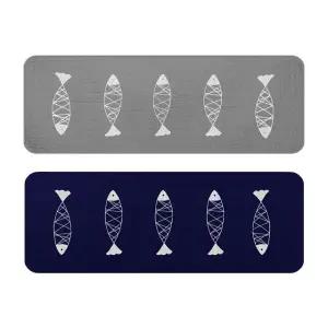 순면발매트 롱매트 대형 발닦개 스칸디피쉬퀼트 입구