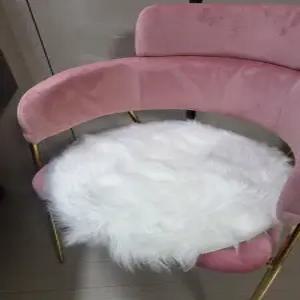 인조 양털 거실 의자 퍼 원형 러그45cm 거실러그인테리어 원형러그 양털러그