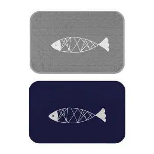 타월 다용도매트 스칸디피쉬퀼트 면발매트 미니 욕실