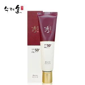 엘지 수려한 효비담 발효 선크림 60ml SPF50+ 한방화장품 수려한썬크림 수려
