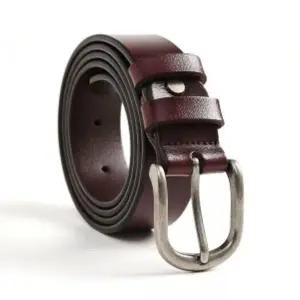 아임레더 여성 소가죽 벨트 s-4 핀 버클 청바지