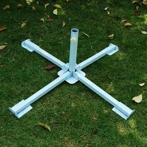 파라솔 받침대 캠핑 십자형 천막 그늘막