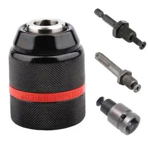 호환  12-20UNF 13mm 열쇠가없는 드릴 척 육각 섕크SDS소켓 사각형 암 어댑터 하드웨어 도구 전문 렌치 척