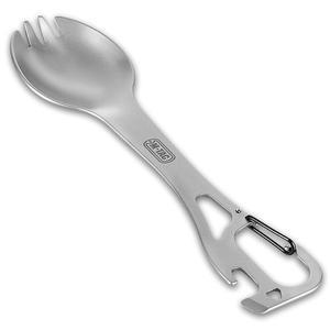 M-Tac 3-in-1 캠핑 스팍 u2013 군용 식기 세트 스푼 포크 나이프 콤보 하이킹, 서바이벌, 야외 장비용 재사용 가능한 식기류