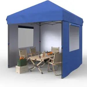 가비라이프 10x10 사이드월 3개로 캐노피 팝업 - 원 버튼 푸시 설정으로 간편한 캠핑 텐트 롤러백 1개 높이