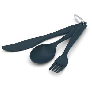 코글란 u2019 캠프 식기 세트 u2013 가볍고 내구성이 뛰어나며 적인 밀짚 바이오 인퓨즈드 풀사이즈 나이프, 포크 & 스푼, 카라비너 BPA 프리, 식기세척기 안전 캠핑 도구 포함